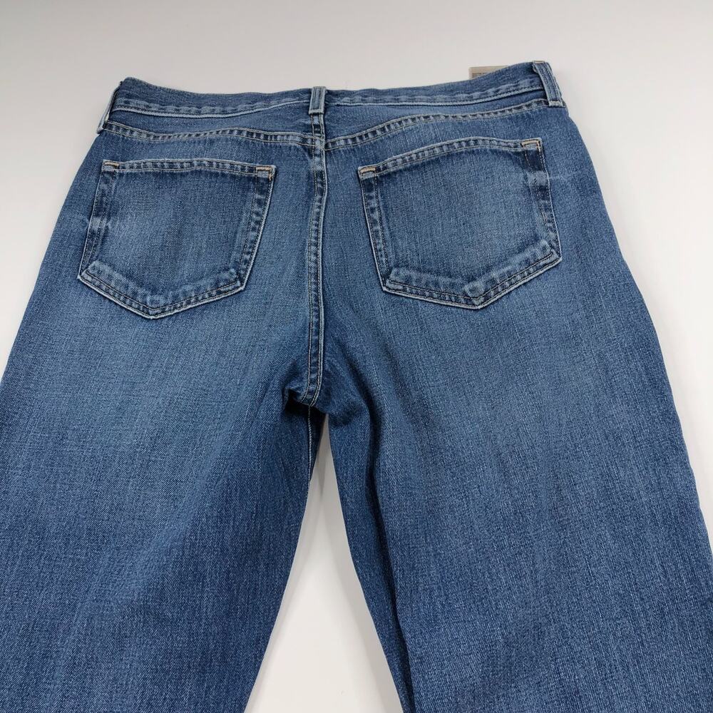 L'Agence Olga 30 (Fits 32W 27L) High Rise Distressed Cuffed Jeans - Picture 3 of 12